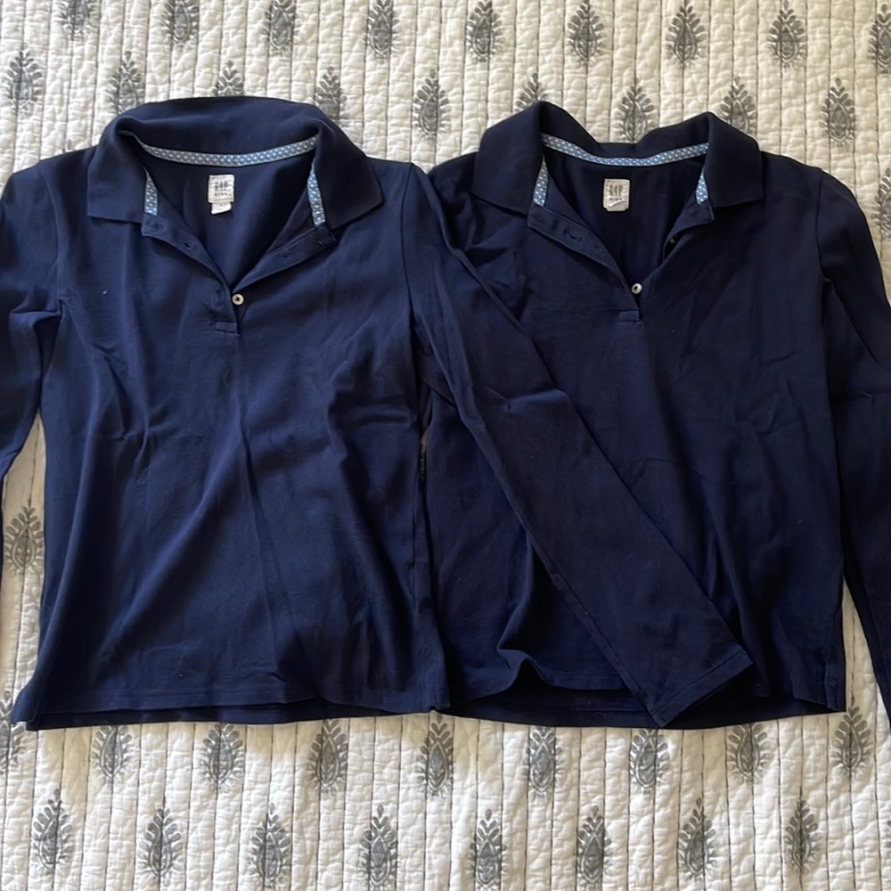 Set of 2 Long Sleeve Uniform Polos